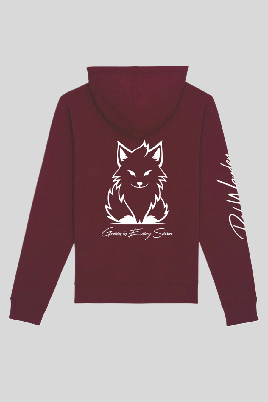 Le Hoodie Fox Burgundy